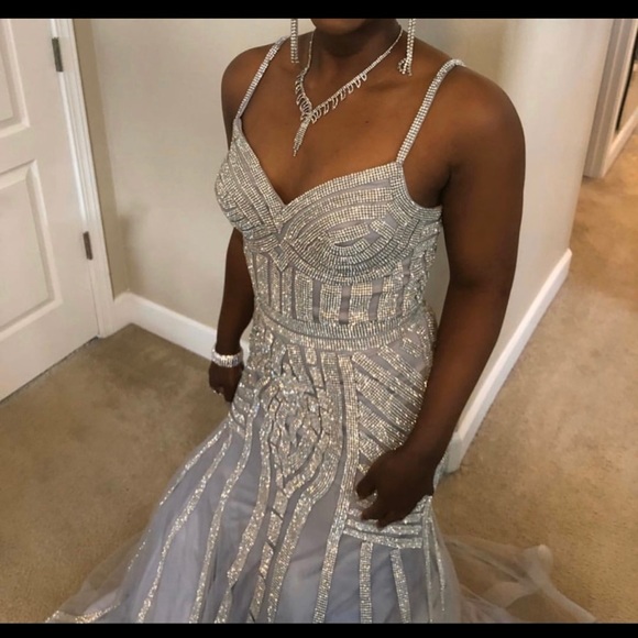Beautiful Rhinestone Dress - Picture 1 of 4